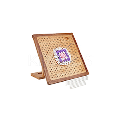 Square Wood Crochet Blocking Board DIY-BC0013-59B-1