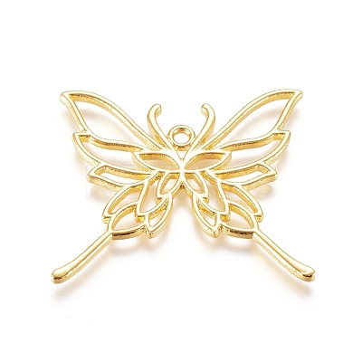 Zinc Alloy Open Back Bezel Pendants PALLOY-E564-56G-1