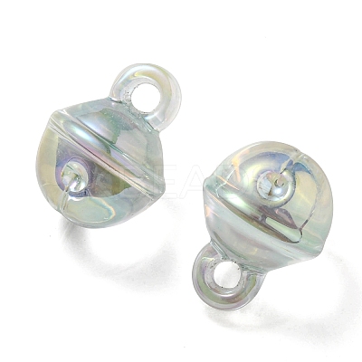 UV Plating Rainbow Iridescent Transparent Acrylic Pendant OACR-P010-06A-1