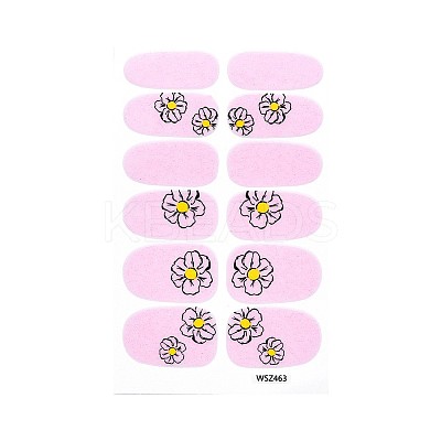 Flower Series Full Cover Nail Decal Stickers MRMJ-T109-WSZ-M1-1