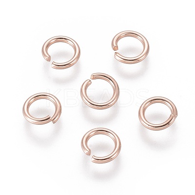 304 Stainless Steel Open Jump Rings STAS-O098-02RG-09-1