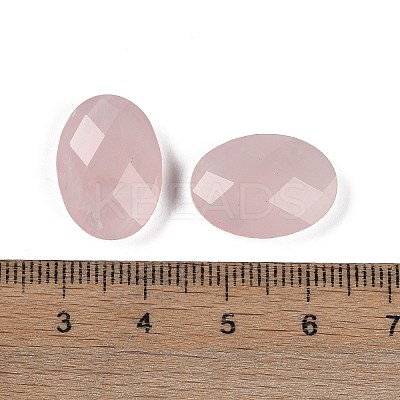 Natural Rose Quartz Cabochons G-O175-15A-02-1