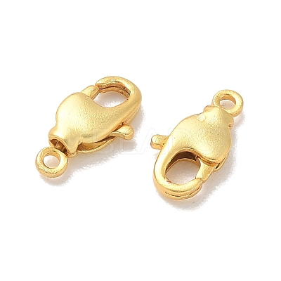 Brass Swivel Lobster Claw Clasps KK-E796-02A-G-1