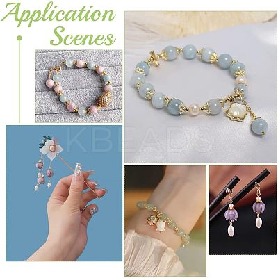 160Pcs 8 Style 304 Stainless Steel Bead Caps STAS-PH0004-45-1