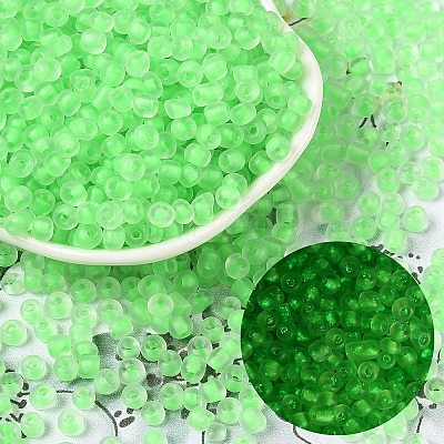 6/0 Luminous Glass Seed Beads SEED-NH0001-01H-1
