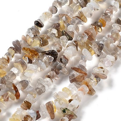 Natural Botswana Agate Beads Strands G-E607-A10-1