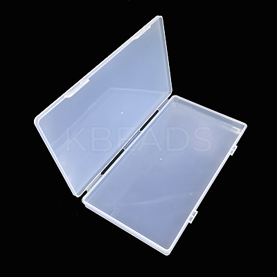 Transparent Plastic Storage Box CON-WH0070-10A-1