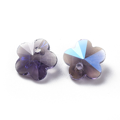 Glass Rhinestone Charms RGLA-L020-A-204MO-1