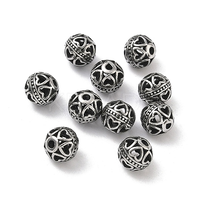Retro 316 Surgical Stainless Steel Beads STAS-L307-17AS-05-1
