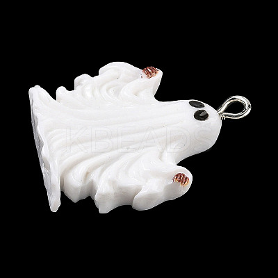 Halloween Themes Opaque Resin Pendants RESI-Z040-01P-01-1