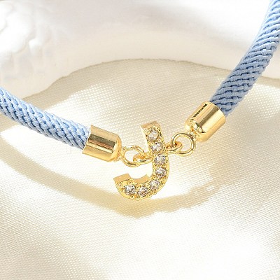 Adjustable Nylon Cord Bracelets X-BJEW-C096-01G-10-1