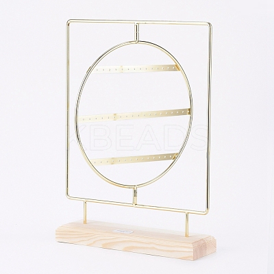 Rotating Iron 3-Tier Earring Display Stand EDIS-E025-01-1