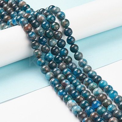 Natural Apatite Beads G-E481-05-8mm-01-1
