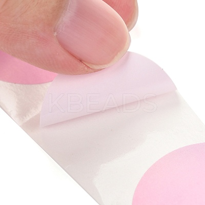 Self-Adhesive Blank Round Paper Gift Tag Stickers DIY-G013-I14-1