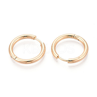304 Stainless Steel Hoop Earrings X-EJEW-T048-24C-G-1