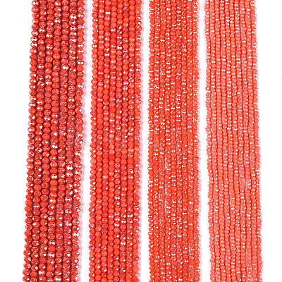 Electroplate Glass Beads Strands LS-EGLA-A044-P3mm-B21-1