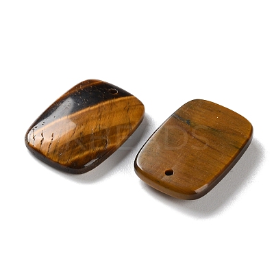 Natural Tiger Eye Pendants G-B123-06B-1