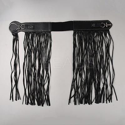Imitation Leather Elastic Waist Belts AJEW-WH20020-004-1