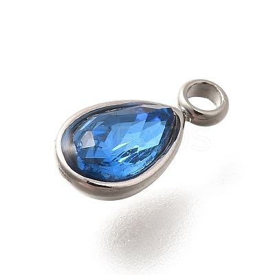 304 Stainless Steel Pendants STAS-Q346-04P-01-1