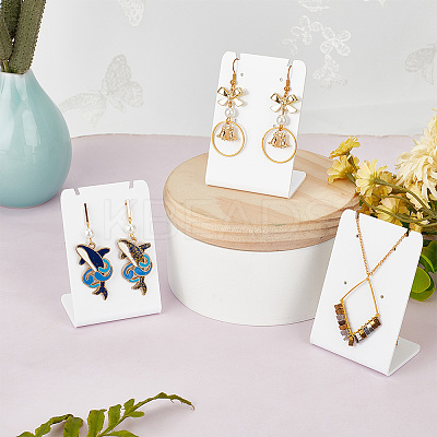 12Pcs Acrylic Earring Display Stands EDIS-CP0001-02-1