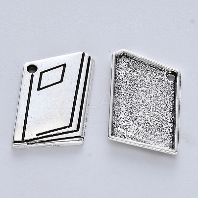 Tibetan Style Alloy Pendants for Teachers' Day TIBE-R316-002AS-RS-1