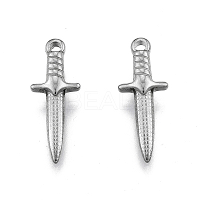Non-Tarnish 304 Stainless Steel Pendants STAS-N099-38-1