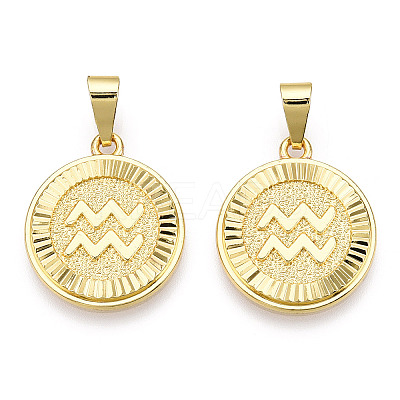 Brass Pendants KK-T070-01G-01-1