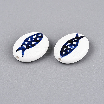 Handmade Porcelain Beads X-PORC-T134-03-1