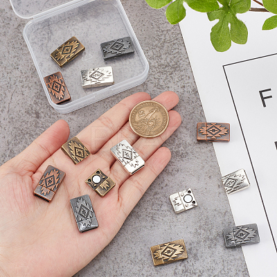12Sets 4 Colors Alloy Magnetic Clasps FIND-CA0004-60-1