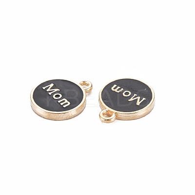 Mother's Day Alloy Enamel Charms ENAM-T016-11B-RS-1
