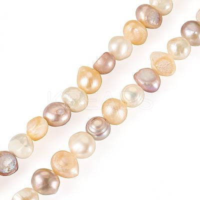 1 Strand Natural Cultured Freshwater Pearl Beads Strands PEAR-TA0001-17-1