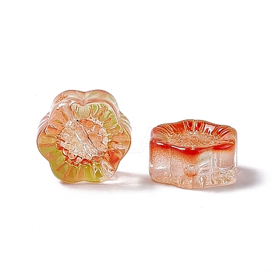 Electroplated Glass Beads GLAA-G090-01B-1