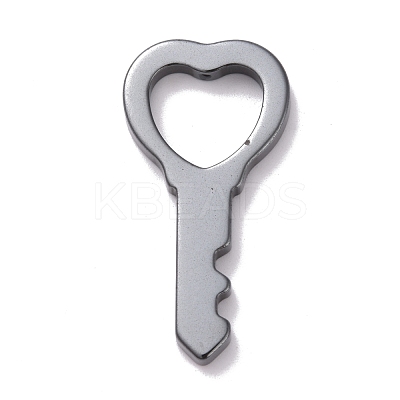 PVD Vacuum Plating Non-magnetic Synthetic Hematite Pendants G-G856-04B-1