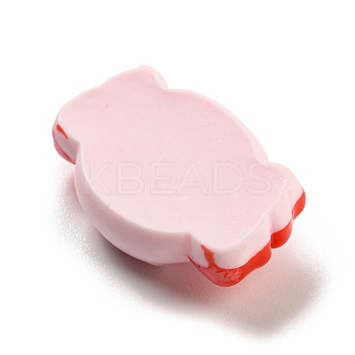 Pig Theme Opaque Resin Cabochons RESI-H154-01E-1