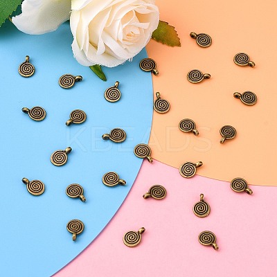 Tibetan Style Alloy Charms LS-MLF0339Y-1