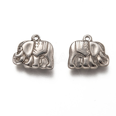 Non-Tarnish 201 Stainless Steel Pendants X-STAS-H125-17P-1