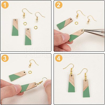 DIY Dangle Earring Making Kits DIY-OC0005-15-1
