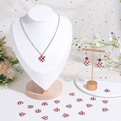 30Pcs Alloy Enamel Pendants ENAM-SC0007-61A-1