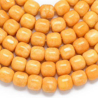 Natural Malaysia Jade Beads Strands G-B165-F07-10x10mm-1