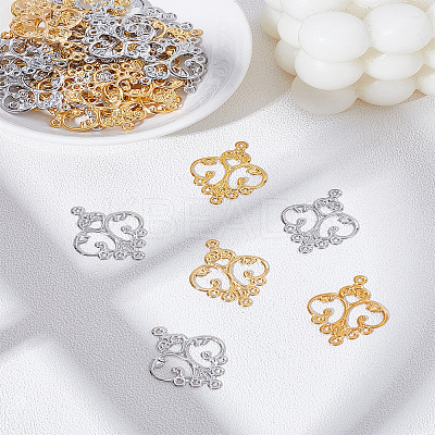 40Pcs 2 Colors Iron Chandelier Components Links FIND-LP0006-74-1