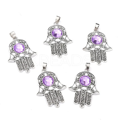 Tibetan Style Alloy Pendants PALLOY-M191-03AS-RS-1