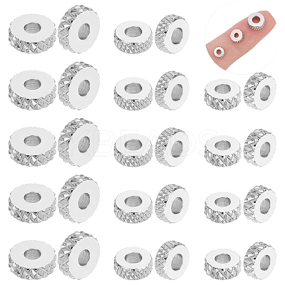 60Pcs 3 Styles 201 Stainless Steel Spacer Beads STAS-UN0038-03-1