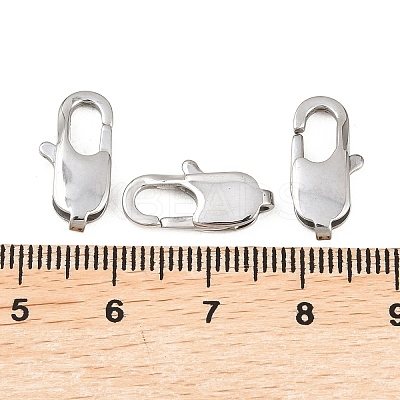Tarnish Resistant 304 Stainless Steel Lobster Claw Clasps STAS-N078-12C-1