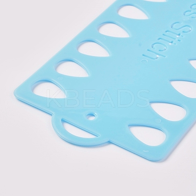 Plastic Embroidery Thread Plate DIY-WH0152-21A-1