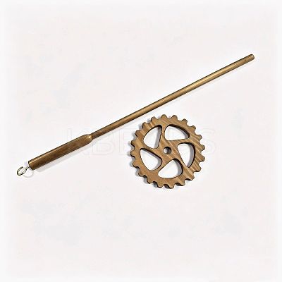 Pine Wood Spindle TOOL-WH0166-031A-1