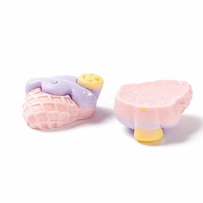 Opaque Resin Decoden Cabochons CRES-A050-07-1