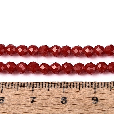 Imitation Jade Glass Beads Strands GLAA-T028-4mm-11A-1