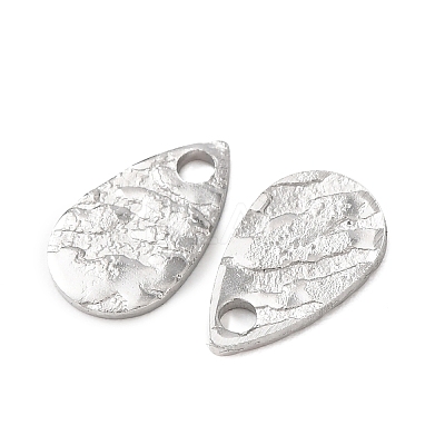 Hammered 304 Stainless Steel Pendants STAS-G385-03P-1