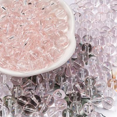 Transparent Colours Glass Seed Beads SEED-Z004-T8MM-09-1