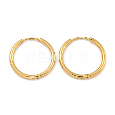 PVD Vacuum Plating 304 Stainless Steel Huggie Hoop Earrings for Women EJEW-F280-07E-G-1